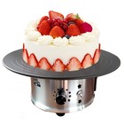 12 Inch Electric Cake Turntable Aluminum Alloy Cake Decorating Cream Spreading