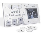  Sonogram Picture Frame  Ultrasound Photo Frame With Baby Countdown Weeks  