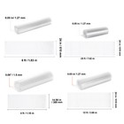Vevor Clear Vinyl Plastic Carpet Protector Floor Mat W  Rug Grips 24  X 4ft-25ft