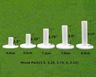 Golf Rubber Tees Driving Range Value 5 Pack  Same Sizes Or Mixed Sizes