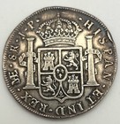 1808 Peru 8 Reales Km 97 Charles Iv Silver  896 Vf Colonial Very Fine