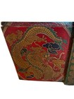 Chinese Vintage Hand-painted  Wedding Or Rice Box With Handle  Dragons