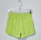 Athleta Girl Run Free 2 5  Shorts Xl 14 Green Pockets Drawstring Lined Logo