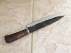 Crude - 8 Inch Premium Chef Knife   Carbon Steel  Forged And Sharp  