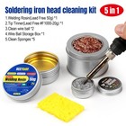 Beeyuihf Soldering Tip Cleaning Kit Rosin Paste Flux And Tip    