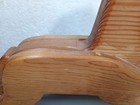 Vtg Wooden Handcrafted Decorative Horse 22  L 12  H Nursery Or Christmas Decor  