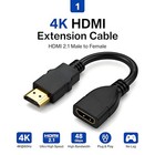 Hdmi Premium Male To Female Extension Cable For Hdtv Led Tv 0 2 10m Extend Lot