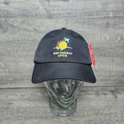 Bnp Paribas Open Tennis American Needle Hat Black Performance Adjustable - Nwt