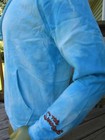 The Simpsons Bart Hoodie Blue Tie-dye Tye Dye Animated Sitcom Cartoon Men s M-l