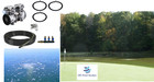 Big Max Fish Lake Pond Aerator System 3 Ring Diffusers 100  Tube New 1 2hp Pump