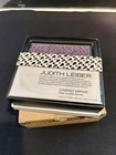 Judith Leiber Compact Mirror Silver Purple Violet Crystal Stones New In Box