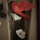 5 Royal Worcester Bird Figurine Lot On Floral Branches Cardinal Robin Goldfinch