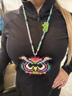 Edc Rave Perler Bead Kandi Owl Design