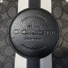 Coach 2way Handbag Shoulder Bag Black Grey With Detachable Strap