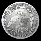 1813 Capped Bust Half Dollar Silver ---- Nice Condition Rare Coin -