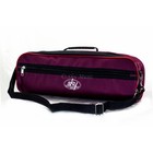 Sky Brand High Quality Flute Hard Case Cover With Pocket handle strap burgundy 
