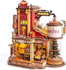 Robotime 3d Wooden Puzzle Kit Gift Factory Diy Building Toys With Music   Light
