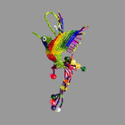 5 Hummingbird Beaded Ornamental Figurines  - Fast Shipping