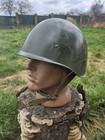 Original Steel Helmet Ssh 40 Wwii Combat Military Soviet Army Rkka Big Size 3 