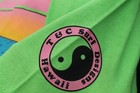 T c Town   Country Jungle Neon Green Shark 80 s Xl Gd Vintage Surfing T-shirt
