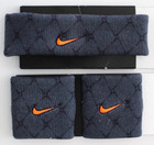Nike Swoosh Headband   Wristbands Set Adult Anthracite total Orange