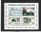 Pitcairn Island  1989  200th Anniversary  Sheet 3  Mint Full Gum  As Per Scan 