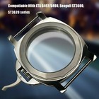 44mm Steel Watch Case Polished Shell Fit For Eta 6497 6498 St36 Movement Replace
