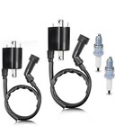 Ignition Coil Pack Spark Plug W Cap For Yamaha V Star 1100 Xvs1100 1999-2009 R l