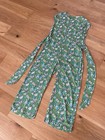 Brora Emerald Botanic Liberty Print Floral Jumpsuit Summer Trouser Romper Suit