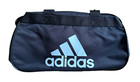 Adidas Diablo Small Ii Hex Solid Duffel Gym Locker Training Bag Black white Nwt