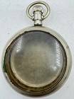 Antique 18 Size Philadelphia Crown Open Face Pocket Watch Case Silverode Usa