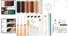 Comprehensive Crafting Book Binding Kit  Perfect For Leather   Paper Projects