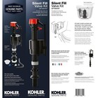Silent Fill High Rate Toilet Valve Kit   Kohler Plastic Class Parts Genuine Of