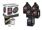 V-twin Oil Change Kit Synthetic W  Chrome Filter  Sportster