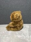 Ty Classic Brown Bear Plush Gold Satin Bow 1998 Vintage Stuffed Animal Toy 9   