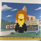 The Simpsons Animation Cel Art Background Vintage Cartoons Flanders  I14