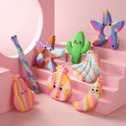 Bpa-free Baby Teether Silicone Necklace Cartoon Pendant Sensory Teething Toy