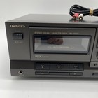 Technics Stereo Double Dual Cassette Deck Model Rs-tr333 Works Perfectly Japan