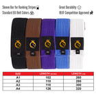 Brazilian Jiu Jitsu Gi Belts Adult Martial Arts Jiujitsu Mma Bjj Gi Rank Belt