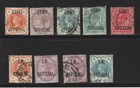 1882-1903 Great Britain Lot Of 9 Overprinted Army   I r  Offical Stamps Cv  93