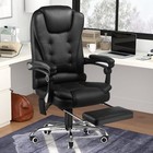 High Back Executive Office Chair 7 Point Massage heat Ergonomic Recliner Chair
