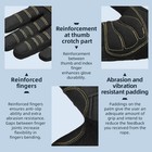 Full Finger Padded Palm Lightweight Breathable Climbing Rope Gloves For Climb   