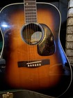 Vintage Levin Goya N26 Goliath Acoustic Guitar 1960s Martin Case Solid Maple