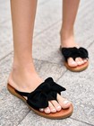 Womens Slip On Flip Flops Ring Toe Strappy Casual Summer Gladiator Flat Sandals