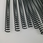Lot Of 20 Plastic Spiral Binding Coil Book Binds 8mm Black 12 Inches