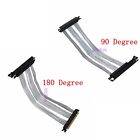 Pcie 4 0 Extension Cable 16x Shielded High Speed Gpu Riser Cable 90 180 Degree