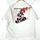 Vintage Marlboro Racing Team T-shirt Xl White Single Stitch Indy Racing Nhra 90s