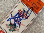 Beautiful Kent Hrbek Auto d 1987 World Series Game 6 Ticket  Minnesota Twins  