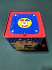 Schylling Clown Jack In The Box Musical Wind Up Toy Metal 2008 Working