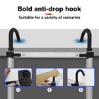 6 2m 20 3ft Multi-purpose Aluminium Telescopic Ladder W detachable Hooks extenda